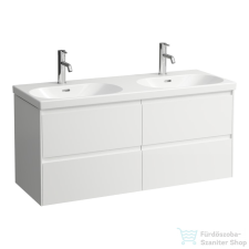 Laufen Lani 118 cm-es 4 fiókos alsószekrény H814081 mosdóhoz,matt fehér H4035741122601 fürdőszoba bútor