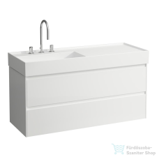 Laufen Lani 120 alsószekrény, 2 fiókkal, H813332 mosdóhoz, matt fehér H4039721122601 fürdőszoba bútor
