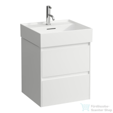 Laufen Lani 48 cm-es 2 fiókos alsószekrény H810081 mosdóhoz,matt fehér H4035121122601 fürdőszoba bútor