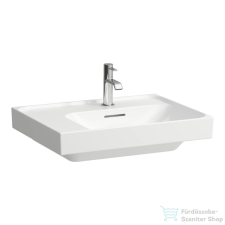 Laufen MEDA 60x46 cm-es csiszolt aljú mosdó bal oldali polccal, fehér H8181120001041 szaniter
