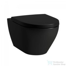 Laufen MODERNA S Silent Flush rimless fali WC, ülőke nélkül, matt fekete H8215417160001 szaniter