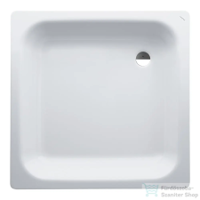Laufen Platina 90x90 acéllemez zuhanytálca szifon nélkül, fehér H2150220000401 kád, zuhanykabin