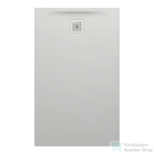 Laufen Pro 130x80 Marbond kompozit zuhanytálca, lefolyó a rövid oldalon, Világosszürke H2159550770001 kád, zuhanykabin