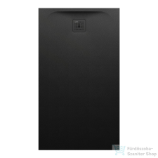 Laufen Pro 140x80 cm-es zuhanytálca Marbond kompozit anyagból,Fekete H2129560800001 kád, zuhanykabin