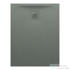 Laufen Pro 90x70 Marbond kompozit zuhanytálca, lefolyó a rövid oldalon, matt beton H2169560790001 kád, zuhanykabin