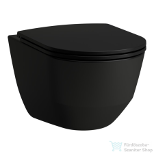Laufen Pro mélyöblítésű fali rimless wc,matt fekete H8219667160001 szaniter