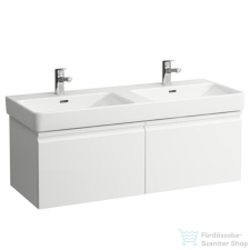 Laufen Pro S 116x45 cm-es 2 fiókos alsószekrény H814966 mosdóhoz,belső fiókkal,Fényes fehér H4835640964751 fürdőszoba bútor