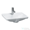 Laufen Pro S 49x36 cm-es alulról beépíthető mosdó csaplyukkal,LCC bevonattal,fehér H8119664001041