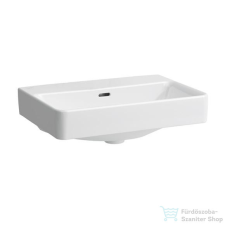 Laufen Pro S 55x38 cm-es mosdó csaplyuk nélkül,LCC bevonattal,fehér H8189584001091 szaniter