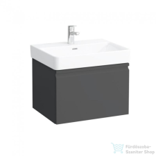 Laufen Pro S 57x45 cm-es 1 fiókos alsószekrény H810963 mosdóhoz,Grafit H4833710964801 fürdőszoba bútor