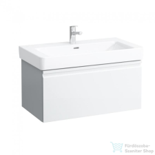 Laufen Pro S 81x45 cm-es 1 fiókos alsószekrény H813965 mosdóhoz,Fényes fehér H4835010964751 fürdőszoba bútor