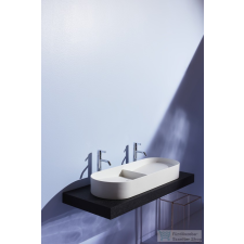Laufen Sonar 100x37 cm-es csaplyuk nélküli mosdótál,matt fehér H8123487571121 szaniter