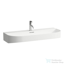 Laufen Sonar 100x42 cm-es mosdó 1 csaplyukkal,matt fehér H8103477571041 szaniter