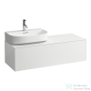 Laufen Sonar 117,5x45,5x34 cm-es 1 fiókos alsószekrény H816341,H816342 mosdókhoz,Matt fehér H4054520341701
