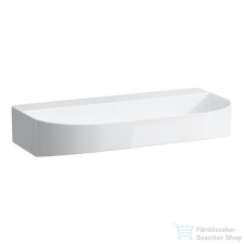 Laufen Sonar 80x42 cm-es mosdó csaplyuk és túlfolyó nélkül,matt fehér H8103447571121 szaniter