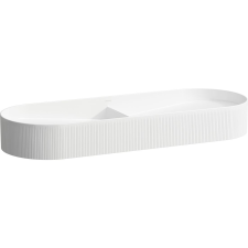 Laufen Sonar mosdótál 100x37 cm félkör alakú fehér H8123490001121 fürdőkellék