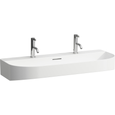 Laufen Sonar mosdótál 100x42 cm félkör alakú fehér H8163470001071 fürdőkellék