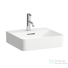 Laufen Val SaphirKeramik 45x42 cm-es csiszolt aljú kézmosó LCC bevonattal,fehér H8162804001041 szaniter