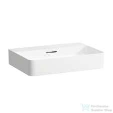 Laufen Val SaphirKeramik 60x42 cm-es csiszolt aljú mosdócsaplyuk nélkül,matt fehér H8162837571091 szaniter