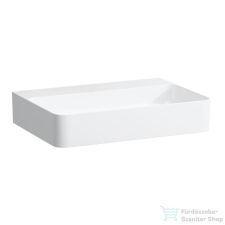 Laufen Val SaphirKeramik 60x42 cm-es mosdó csaplyuk és túlfolyó nélkül,fehér H8102830001121 szaniter
