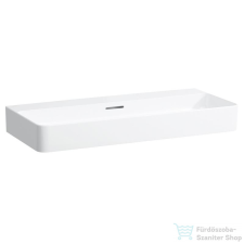 Laufen Val SaphirKeramik 95x42 cm-es csiszolt aljú mosdó csaplyuk nélkül,fehér H8162870001091 szaniter