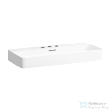 Laufen Val SaphirKeramik 95x42 cm-es mosdó 3 csaplyukkal,fehér H8102870001081 szaniter