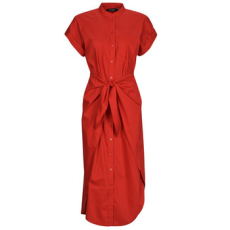 Lauren Ralph Lauren Hosszú ruhák CHONIE-SHORT SLEEVE-DAY DRESS Piros US 6