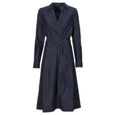Lauren Ralph Lauren Hosszú ruhák ROWELLA-LONG SLEEVE-DAY DRESS Kék US 8