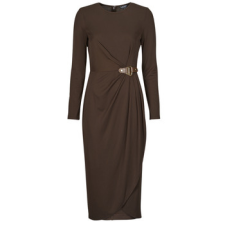 Lauren Ralph Lauren Hosszú ruhák SABLISE-LONG SLEEVE-DAY DRESS Barna US 2 női ruha
