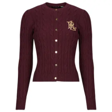 Lauren Ralph Lauren Mellények / Kardigánok RALHAN-LONG SLEEVE-CARDIGAN Bordó EU M női pulóver, kardigán