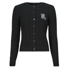Lauren Ralph Lauren Mellények / Kardigánok RALHAN-LONG SLEEVE-CARDIGAN Fekete EU L női pulóver, kardigán