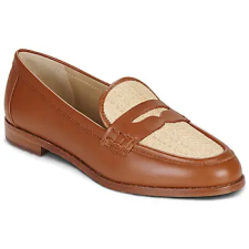 Lauren Ralph Lauren Mokkaszínek WYNNIE-FLATS-LOAFER Barna 37 1/2 női cipő