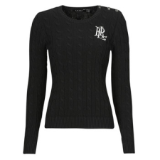 Lauren Ralph Lauren Pulóverek MONTIVA-LONG SLEEVE-PULLOVER Fekete EU M női pulóver, kardigán