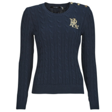 Lauren Ralph Lauren Pulóverek MONTIVA-LONG SLEEVE-PULLOVER Tengerész EU S