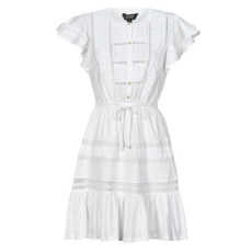 Lauren Ralph Lauren Rövid ruhák TANVEITTE-SHORT SLEEVE-DAY DRESS Fehér EU S