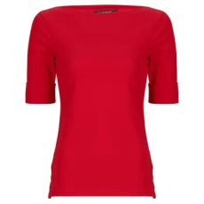 Lauren Ralph Lauren Rövid ujjú pólók JUDY-ELBOW SLEEVE-KNIT Piros EU M