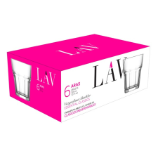 LAV aras whisky 305ml whiskys szett 6 darabos lv-ara233f bögrék, csészék