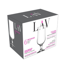 LAV Nevakar Beer 385ml sörös pohár szett 6 darabos LV-NEV576F konyhai eszköz