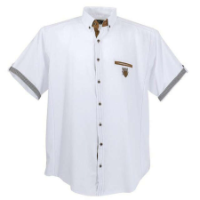 LAVECCHIA férfi ing 1128 oversize, Fehér 6XL férfi ing