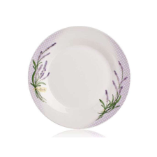 Lavender Porcelán lapostányér LAVENDER 24 cm tányér és evőeszköz