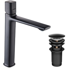  LAVEO Tores magas álló mosdócsaptelep, matt fekete csaptelep