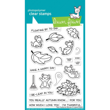 Lawn Fawn Szilikonbélyegző LF2660, You Autumn Know / Lawn Fawn Clear Stamps (1 csomag) bélyegző