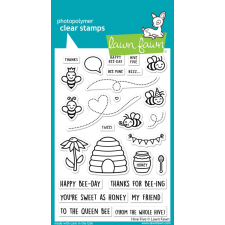 Lawn Fawn Szilikonbélyegző LF2927 - hive five - Clear Stamps (1 csomag) bélyegző