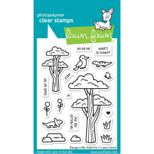 Lawn Fawn Szilikonbélyegző LF3346 - kanga-rrific add-on - Clear Stamps (1 csomag) bélyegző