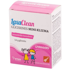  LaxaClean Glicerin Klizma mini gyermek 6x gyógyászati segédeszköz