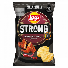 Lay's Strong burgonyachips csípős húsos jellegű ízesítéssel 55 g előétel és snack