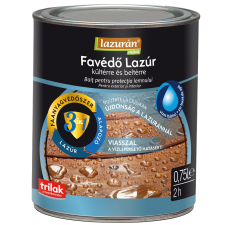Lazurán LAZURÁN AQUA 3IN1 BRAZIL MAHAGÓNI 0,75L favédőszer és lazúr