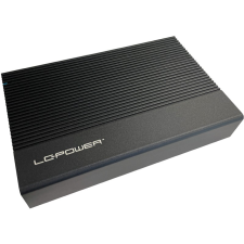 LC-Power 8,9cm LC-35U3-C LC-Power USB3.2 Alu Black (LC-35U3-C) asztali számítógép kellék