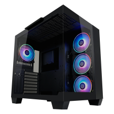 LC-Power Gaming 809B Dark Storm_X Számítógépház - Fekete számítógép ház
