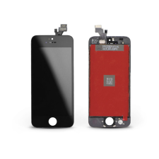  LCD kijelző érintőpanellel - Apple iPhone 5 - AAA kiváló minőségű, utángyártott - fekete mobiltelefon, tablet alkatrész